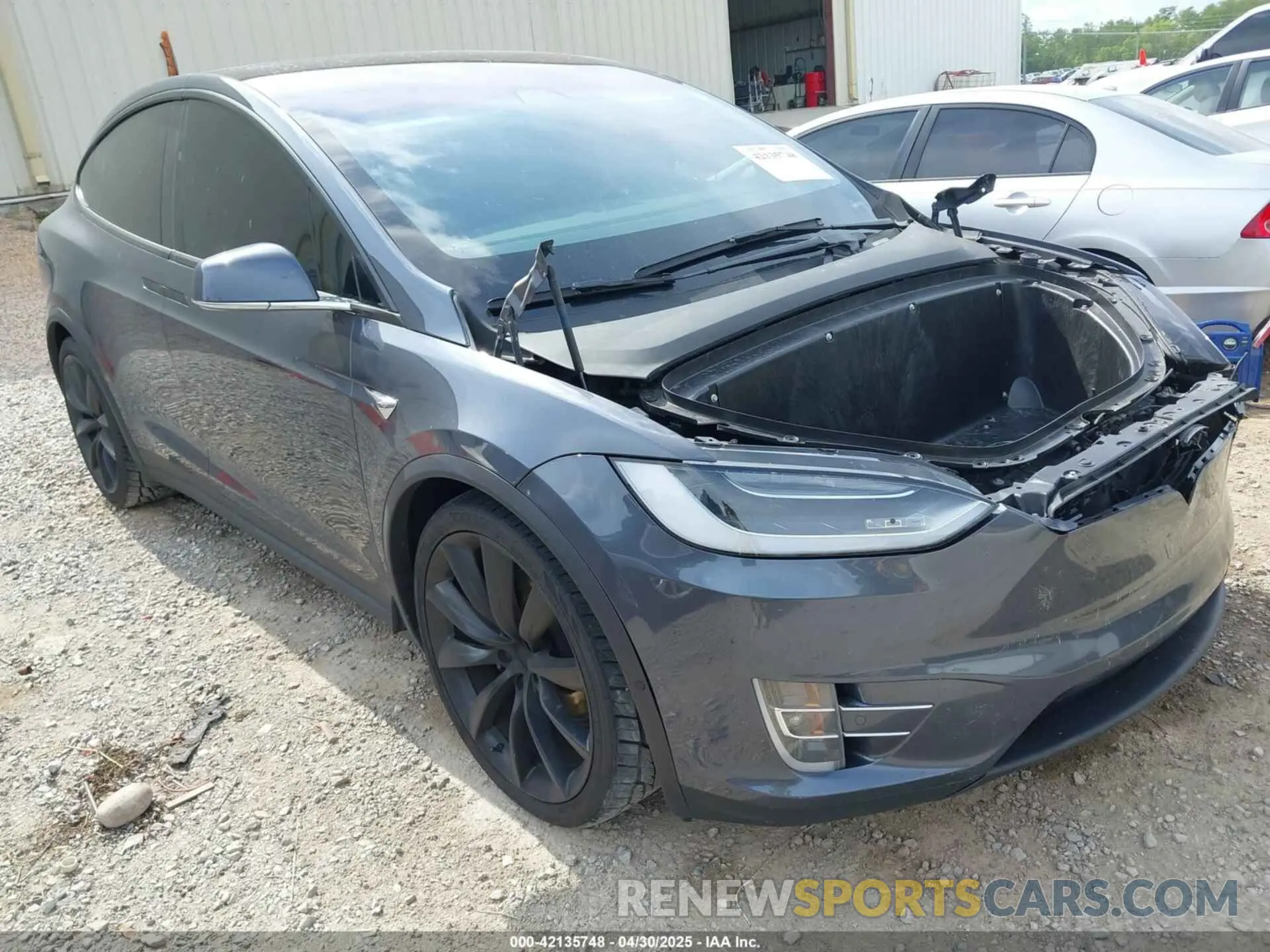1 Photograph of a damaged car 5YJXCDE27KF204354 TESLA MODEL X 2019