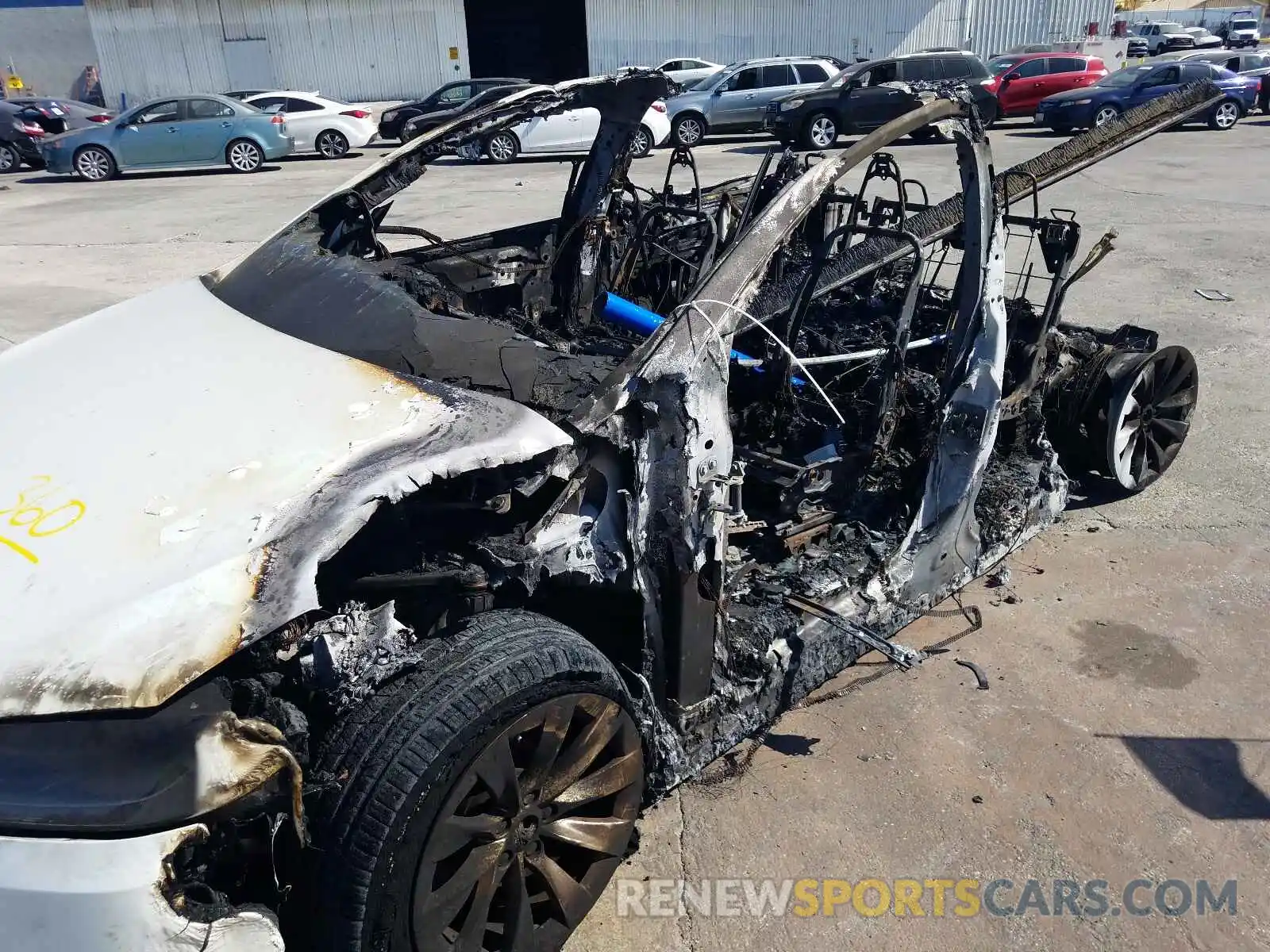 10 Photograph of a damaged car 5YJXCDE28KF149400 TESLA MODEL X 2019