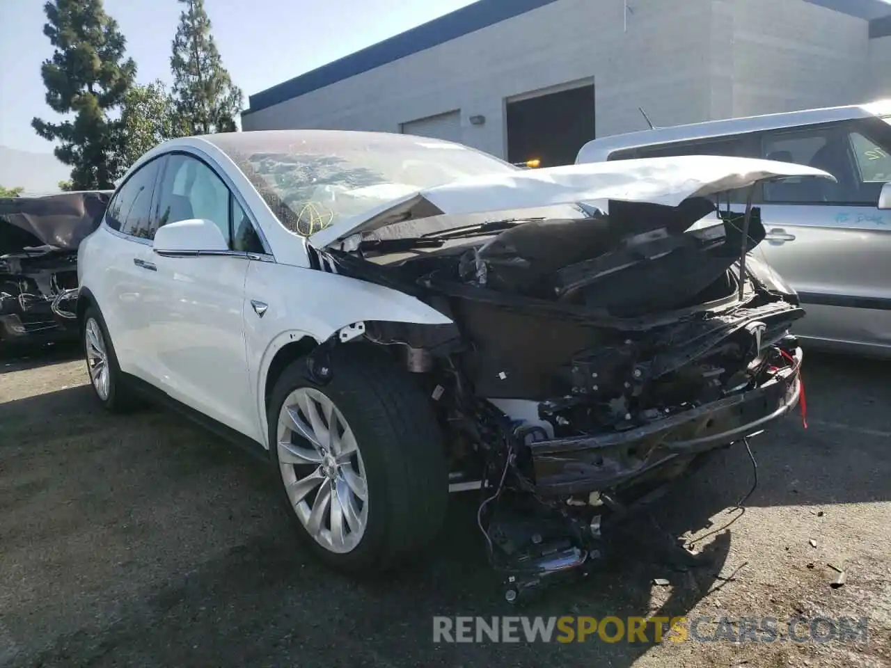 1 Photograph of a damaged car 5YJXCAE20LF243447 TESLA MODEL X 2020