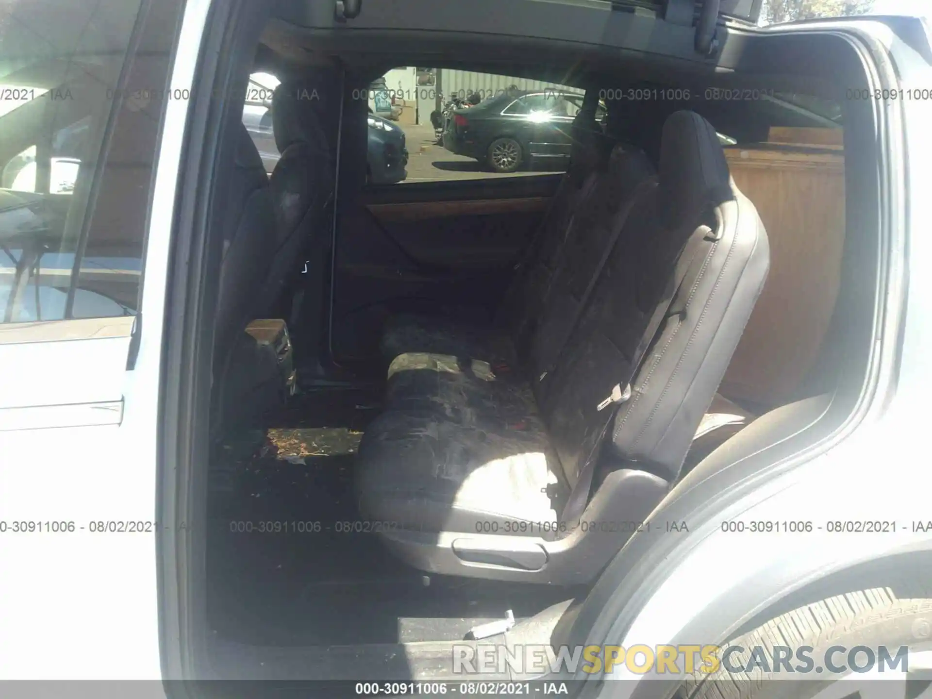 8 Photograph of a damaged car 5YJXCAE21LF235891 TESLA MODEL X 2020