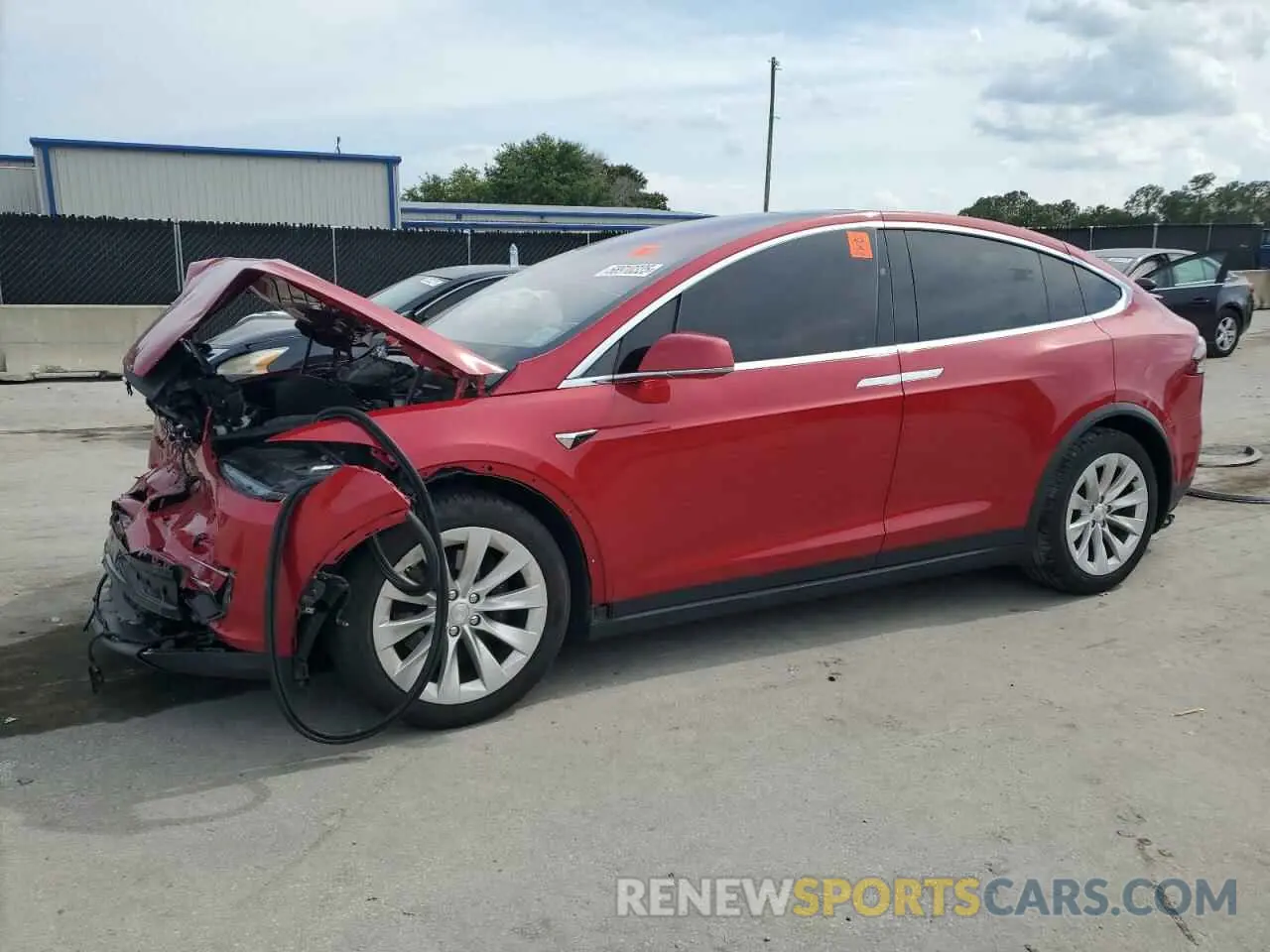 1 Photograph of a damaged car 5YJXCAE21LF239679 TESLA MODEL X 2020