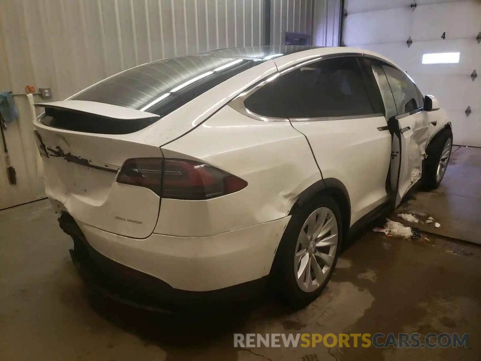 4 Photograph of a damaged car 5YJXCAE21LF243456 TESLA MODEL X 2020