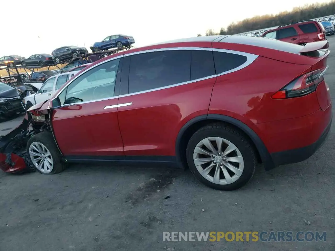 2 Photograph of a damaged car 5YJXCAE21LF300450 TESLA MODEL X 2020