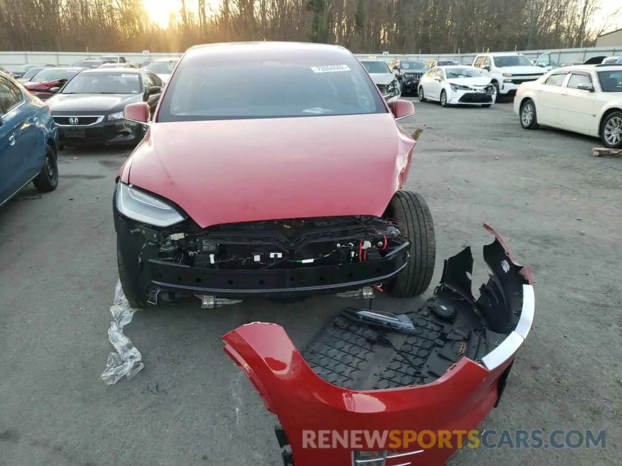 5 Photograph of a damaged car 5YJXCAE21LF300450 TESLA MODEL X 2020