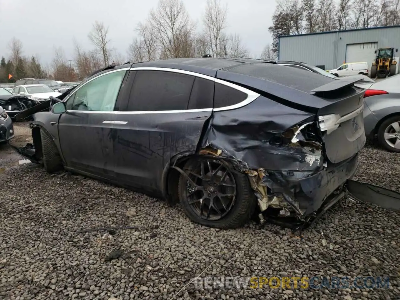 2 Photograph of a damaged car 5YJXCAE22LF236001 TESLA MODEL X 2020