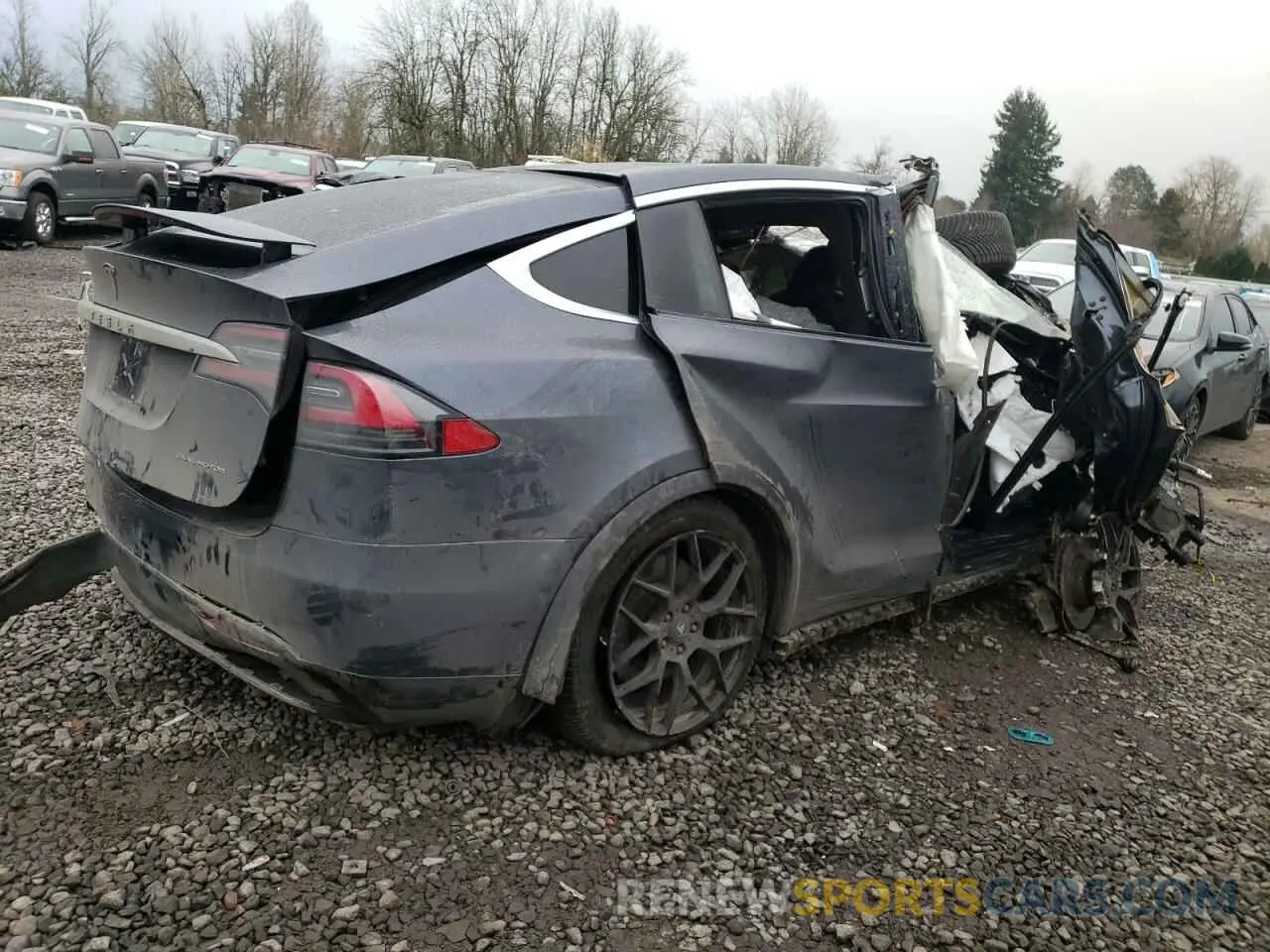 3 Photograph of a damaged car 5YJXCAE22LF236001 TESLA MODEL X 2020