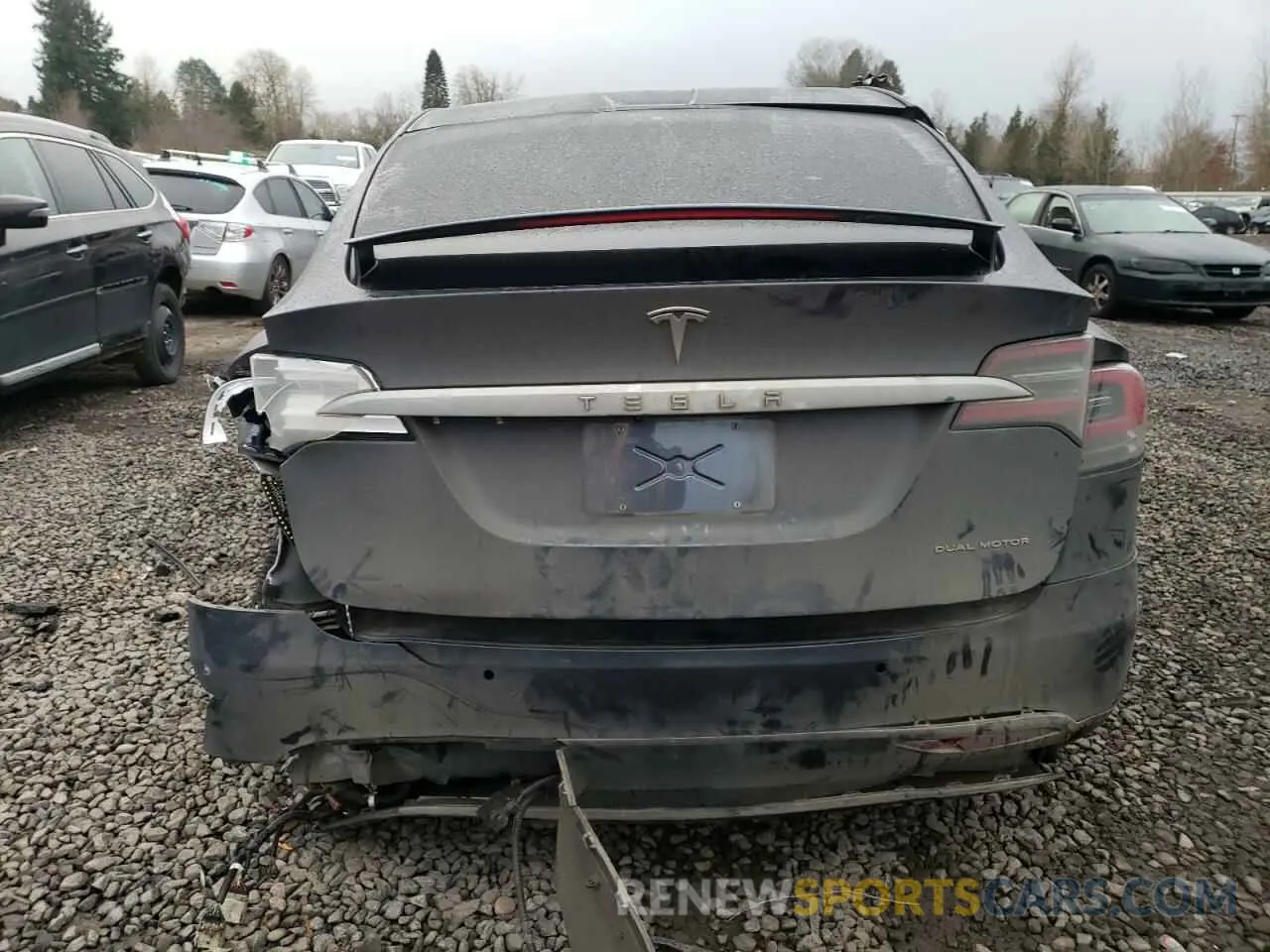 6 Photograph of a damaged car 5YJXCAE22LF236001 TESLA MODEL X 2020
