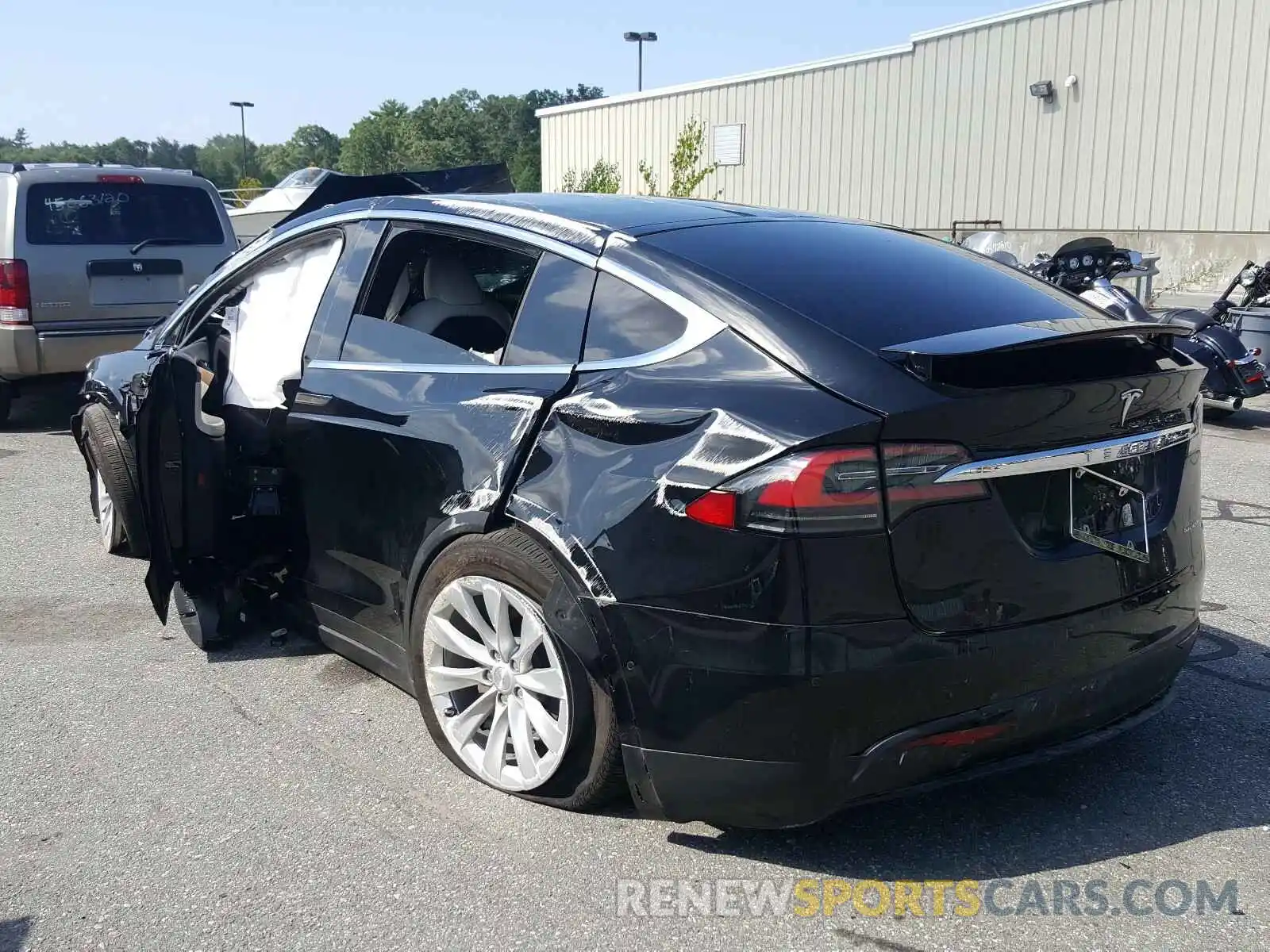 3 Photograph of a damaged car 5YJXCAE22LF244809 TESLA MODEL X 2020