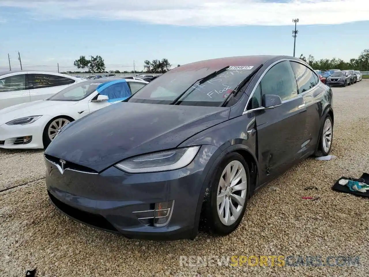 1 Photograph of a damaged car 5YJXCAE23LF221989 TESLA MODEL X 2020