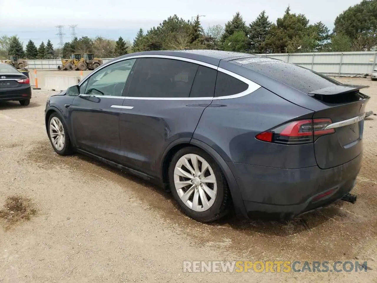 2 Photograph of a damaged car 5YJXCAE24LF234041 TESLA MODEL X 2020