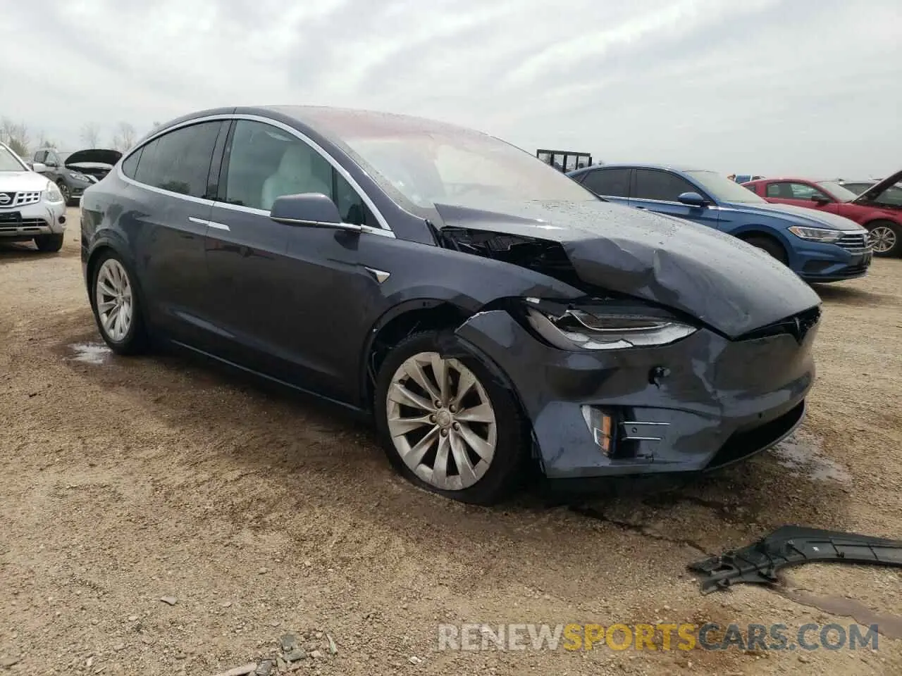 4 Photograph of a damaged car 5YJXCAE24LF234041 TESLA MODEL X 2020