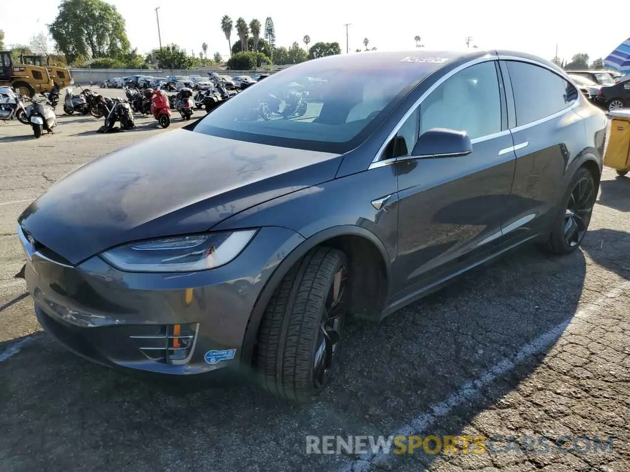 1 Photograph of a damaged car 5YJXCAE24LF261966 TESLA MODEL X 2020