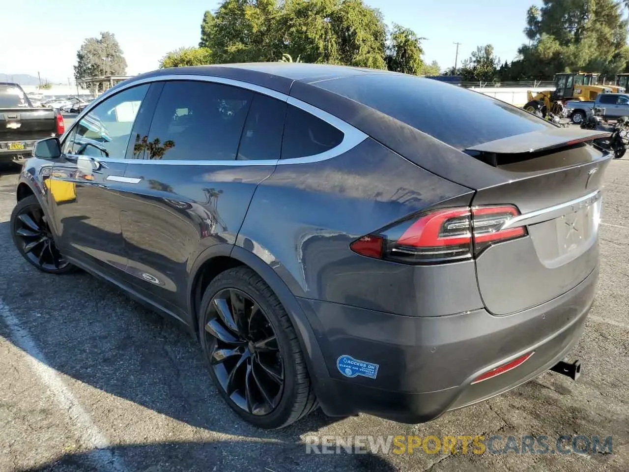 2 Photograph of a damaged car 5YJXCAE24LF261966 TESLA MODEL X 2020