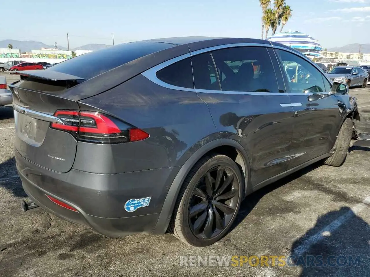 3 Photograph of a damaged car 5YJXCAE24LF261966 TESLA MODEL X 2020