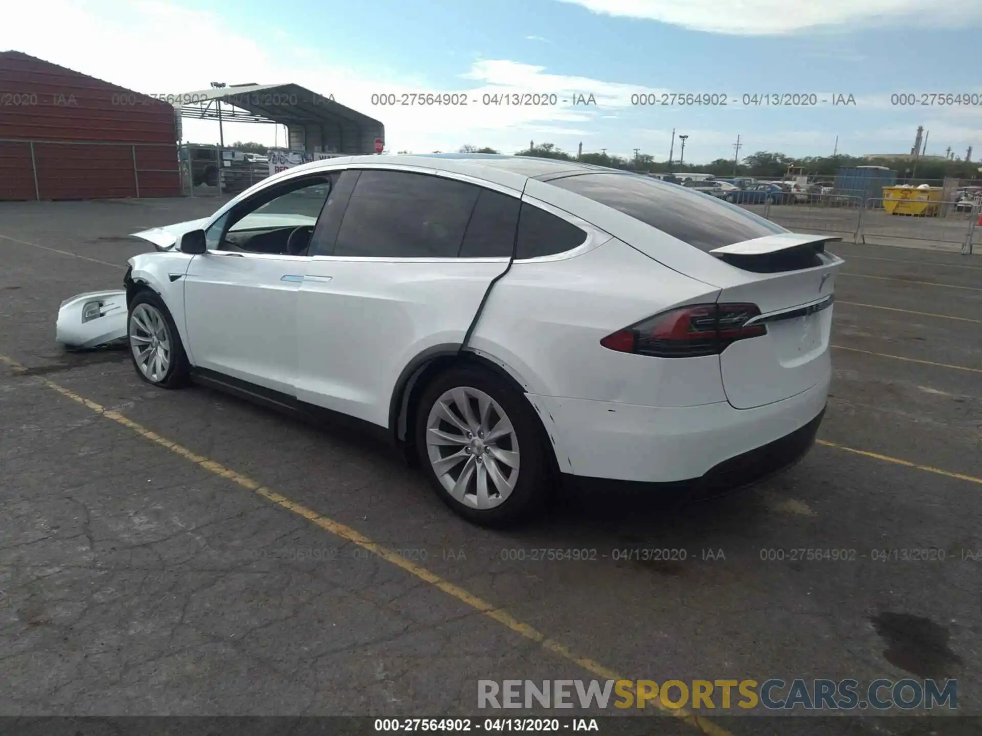 3 Photograph of a damaged car 5YJXCAE25LF234372 TESLA MODEL X 2020