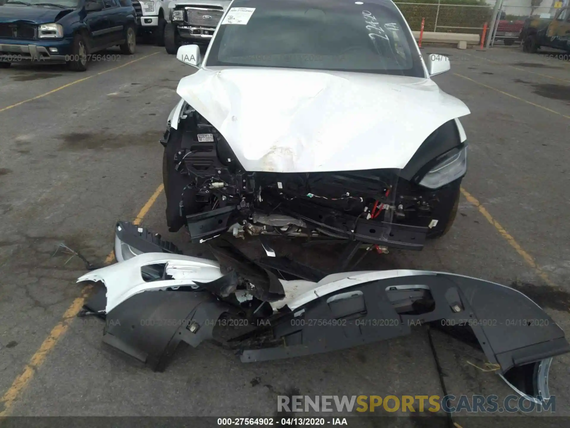 6 Photograph of a damaged car 5YJXCAE25LF234372 TESLA MODEL X 2020