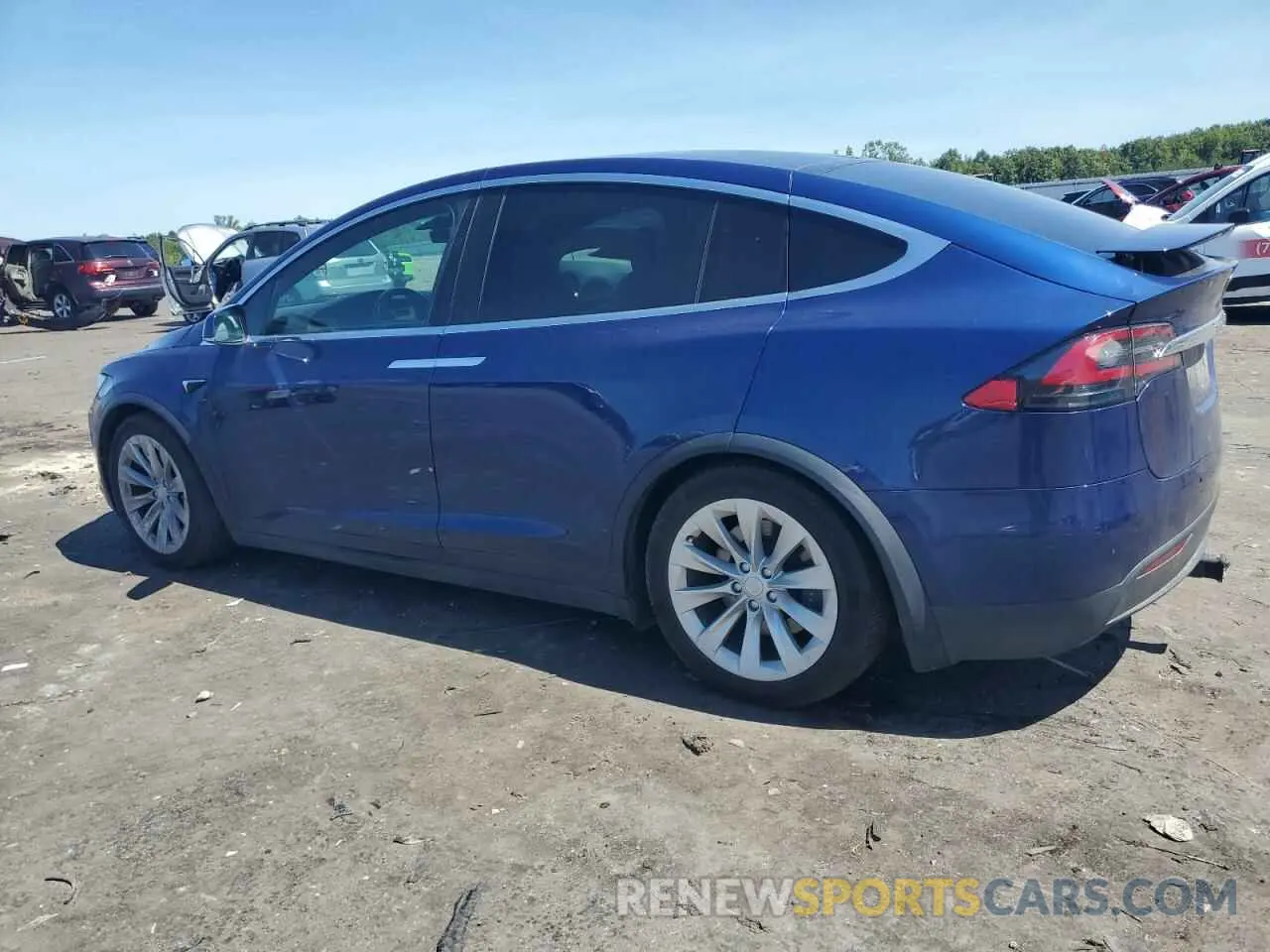 2 Photograph of a damaged car 5YJXCAE27LF300517 TESLA MODEL X 2020