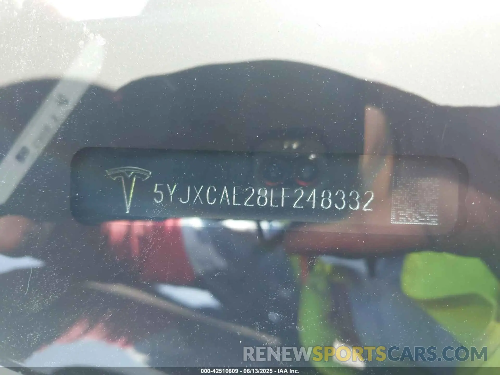 9 Photograph of a damaged car 5YJXCAE28LF248332 TESLA MODEL X 2020