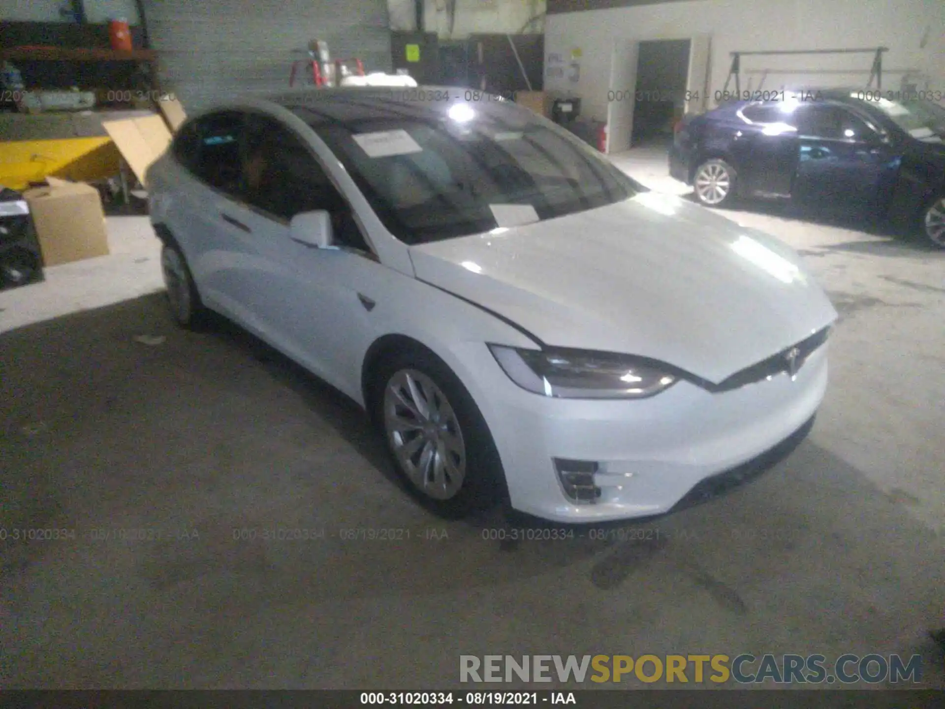 1 Photograph of a damaged car 5YJXCAE42LF239787 TESLA MODEL X 2020