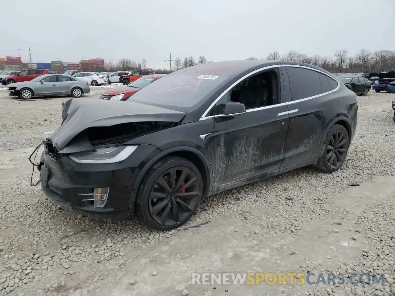 1 Photograph of a damaged car 5YJXCAE45LF283993 TESLA MODEL X 2020