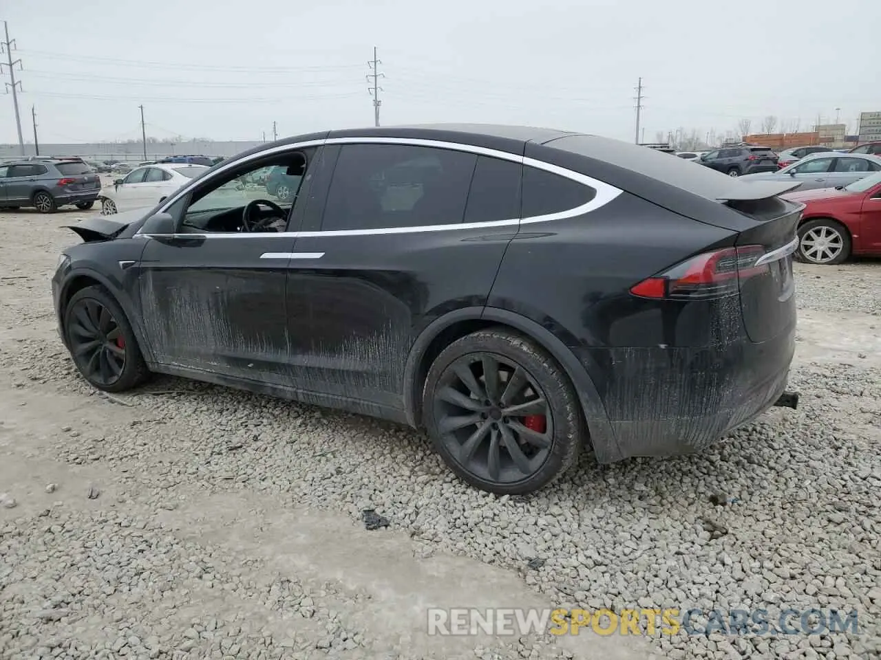 2 Photograph of a damaged car 5YJXCAE45LF283993 TESLA MODEL X 2020