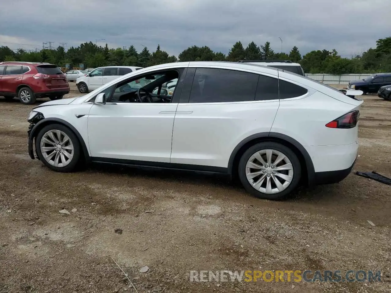 2 Photograph of a damaged car 5YJXCBE21LF210477 TESLA MODEL X 2020