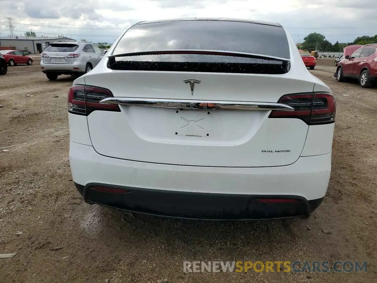 6 Photograph of a damaged car 5YJXCBE21LF210477 TESLA MODEL X 2020