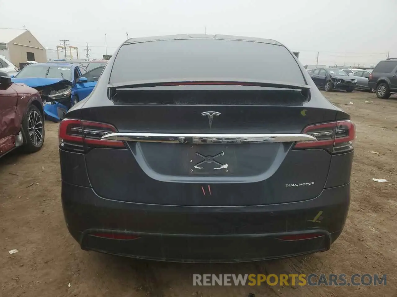 6 Photograph of a damaged car 5YJXCBE21LF246685 TESLA MODEL X 2020