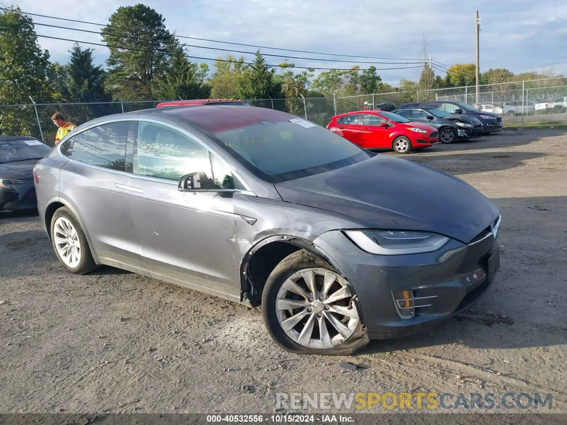 1 Photograph of a damaged car 5YJXCBE21LF298401 TESLA MODEL X 2020