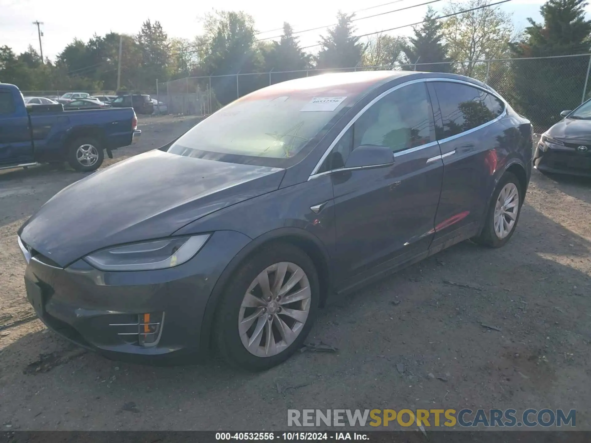 2 Photograph of a damaged car 5YJXCBE21LF298401 TESLA MODEL X 2020