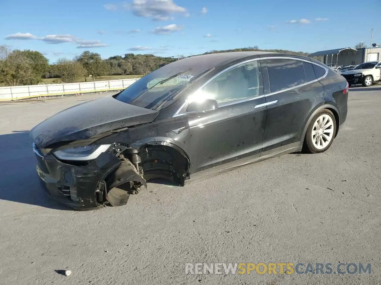 1 Photograph of a damaged car 5YJXCBE21LF300650 TESLA MODEL X 2020
