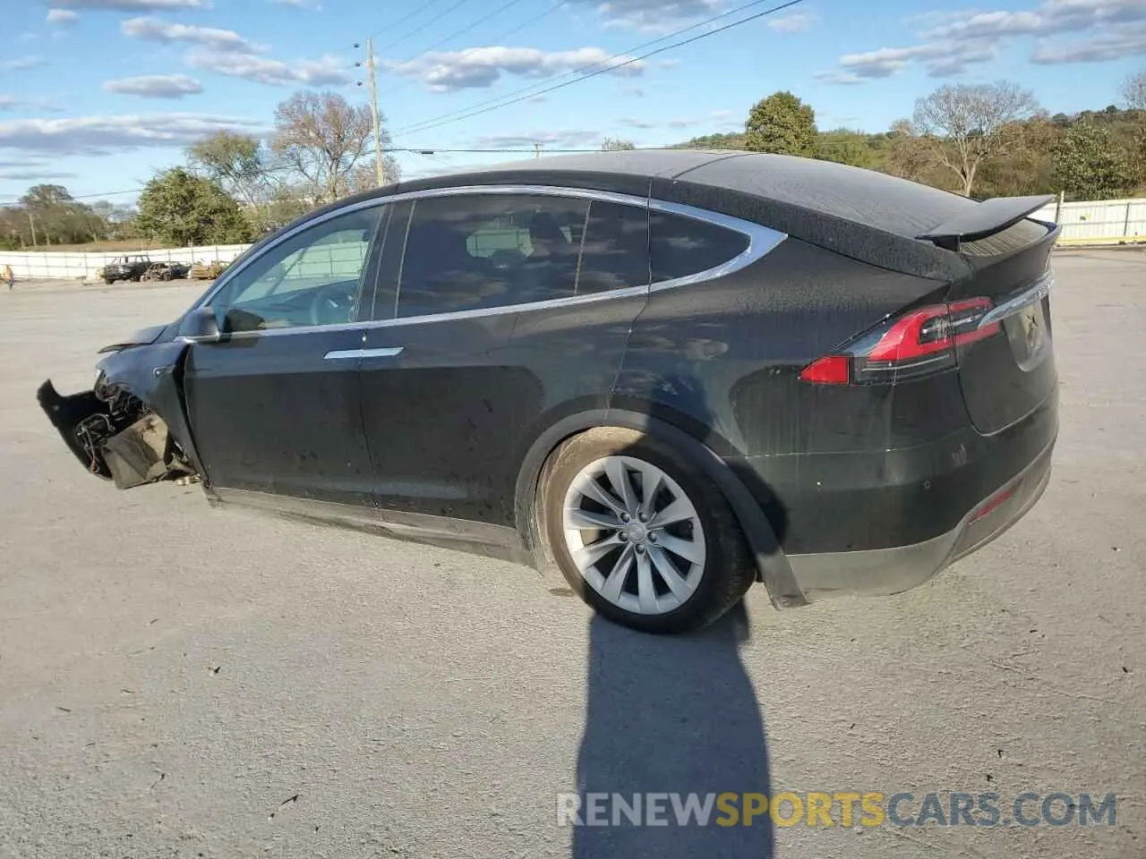 2 Photograph of a damaged car 5YJXCBE21LF300650 TESLA MODEL X 2020