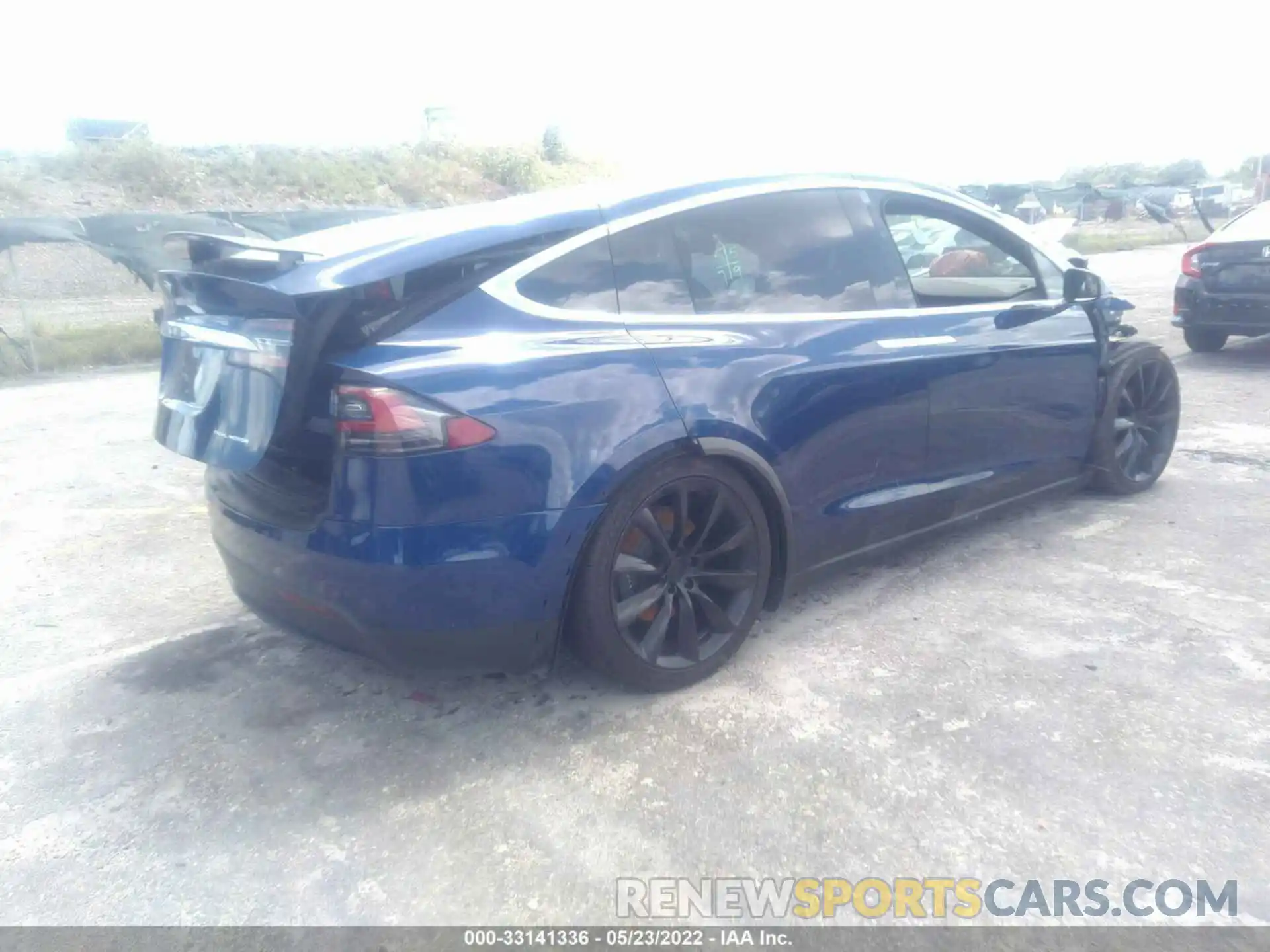 4 Photograph of a damaged car 5YJXCBE21LF300678 TESLA MODEL X 2020