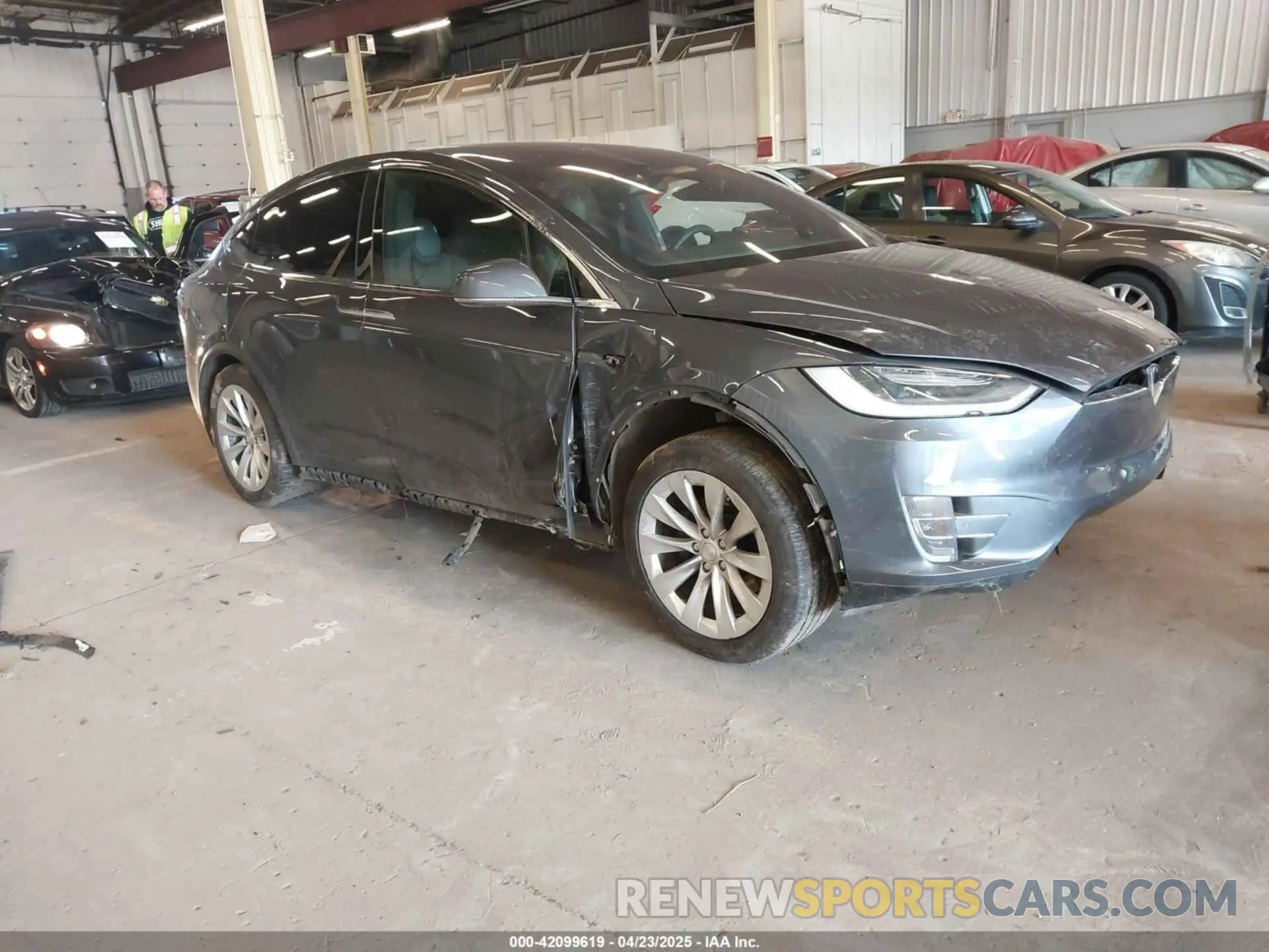1 Photograph of a damaged car 5YJXCBE22LF261759 TESLA MODEL X 2020