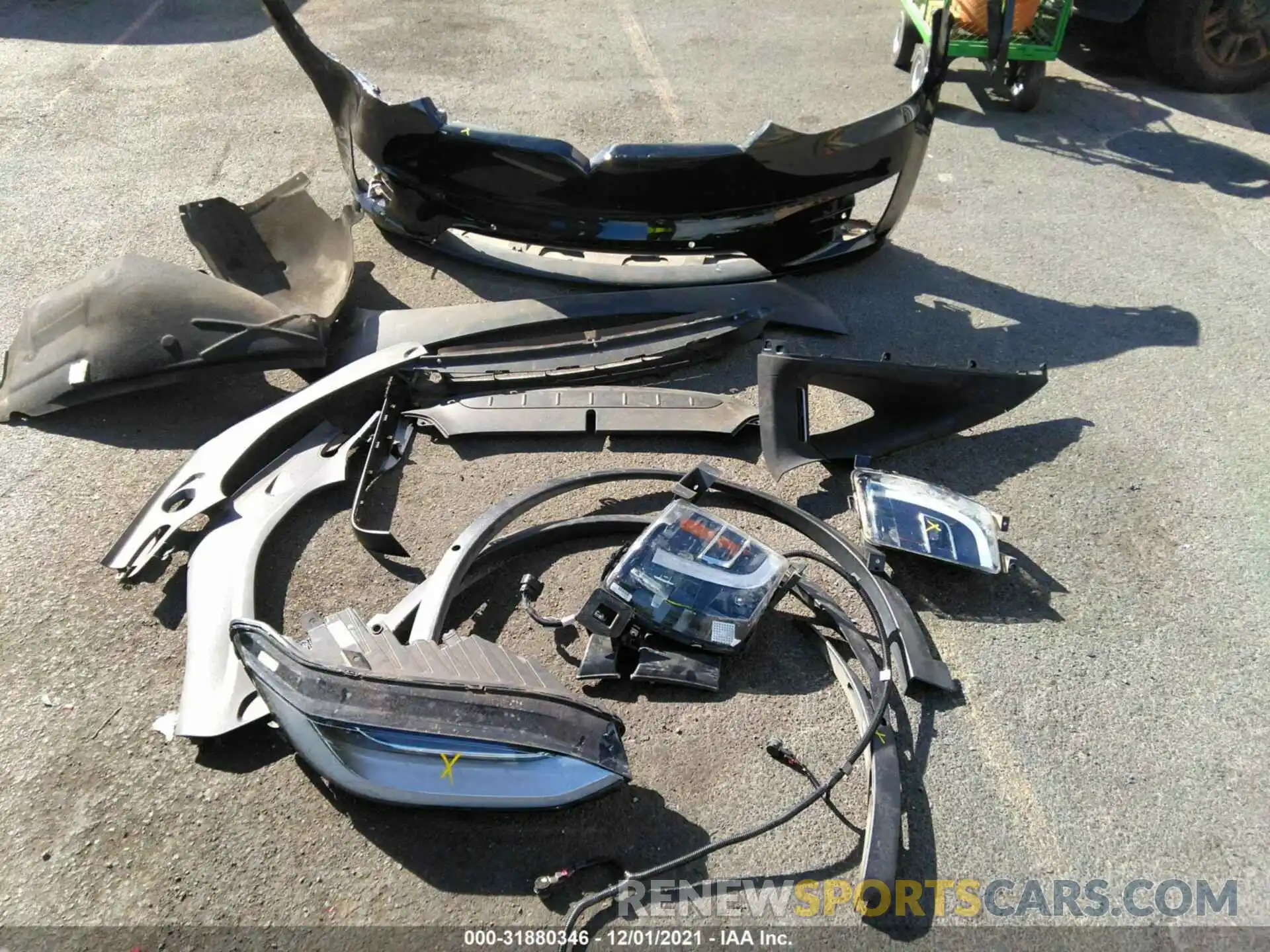 12 Photograph of a damaged car 5YJXCBE23LF260801 TESLA MODEL X 2020