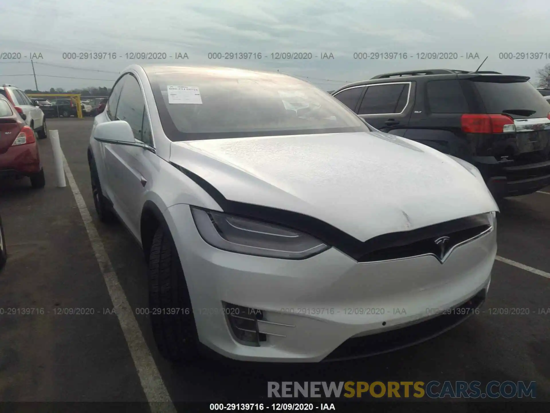 1 Photograph of a damaged car 5YJXCBE23LF298528 TESLA MODEL X 2020