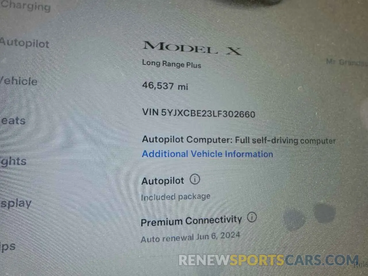 9 Photograph of a damaged car 5YJXCBE23LF302660 TESLA MODEL X 2020