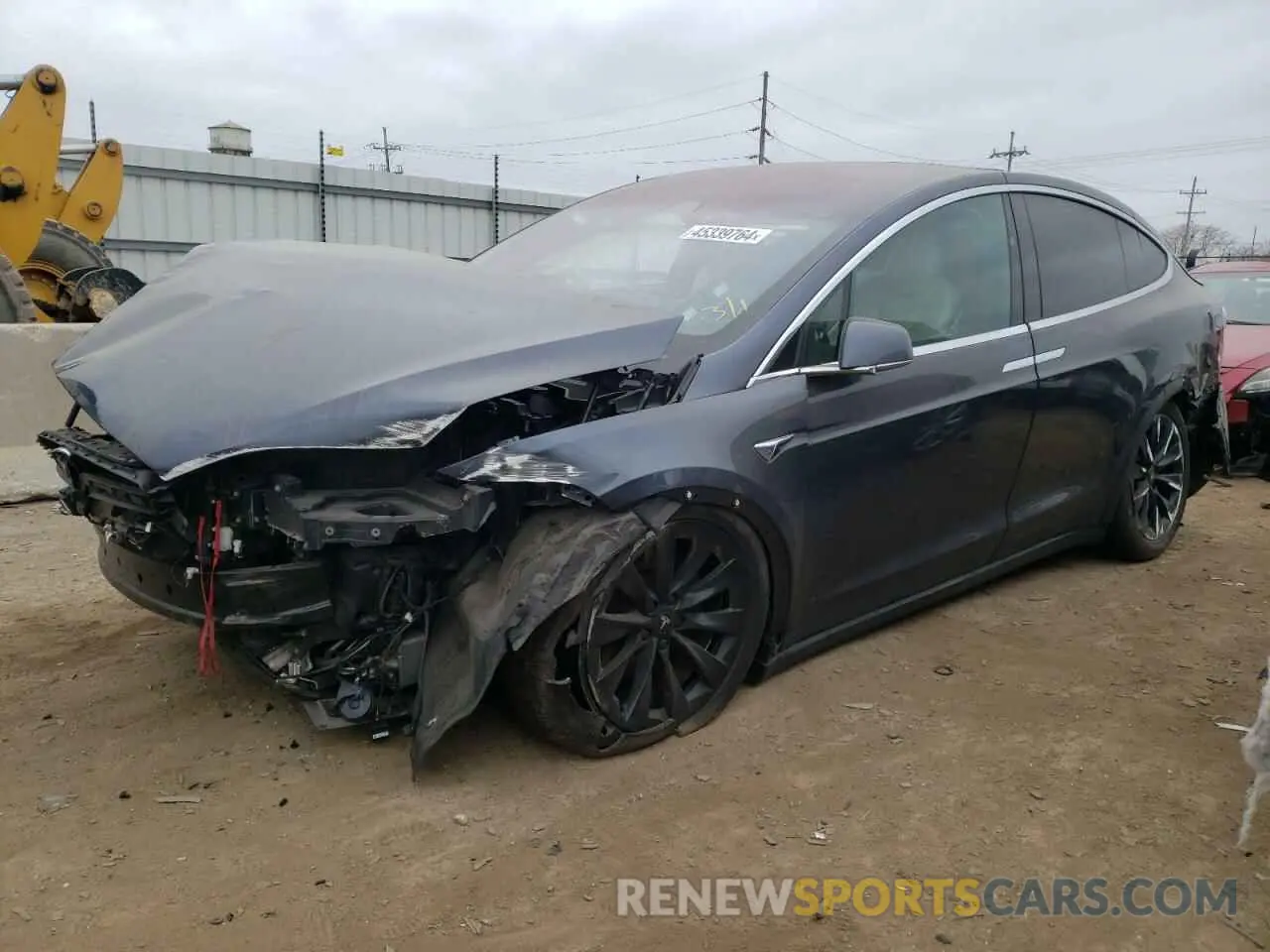 1 Photograph of a damaged car 5YJXCBE25LF226035 TESLA MODEL X 2020