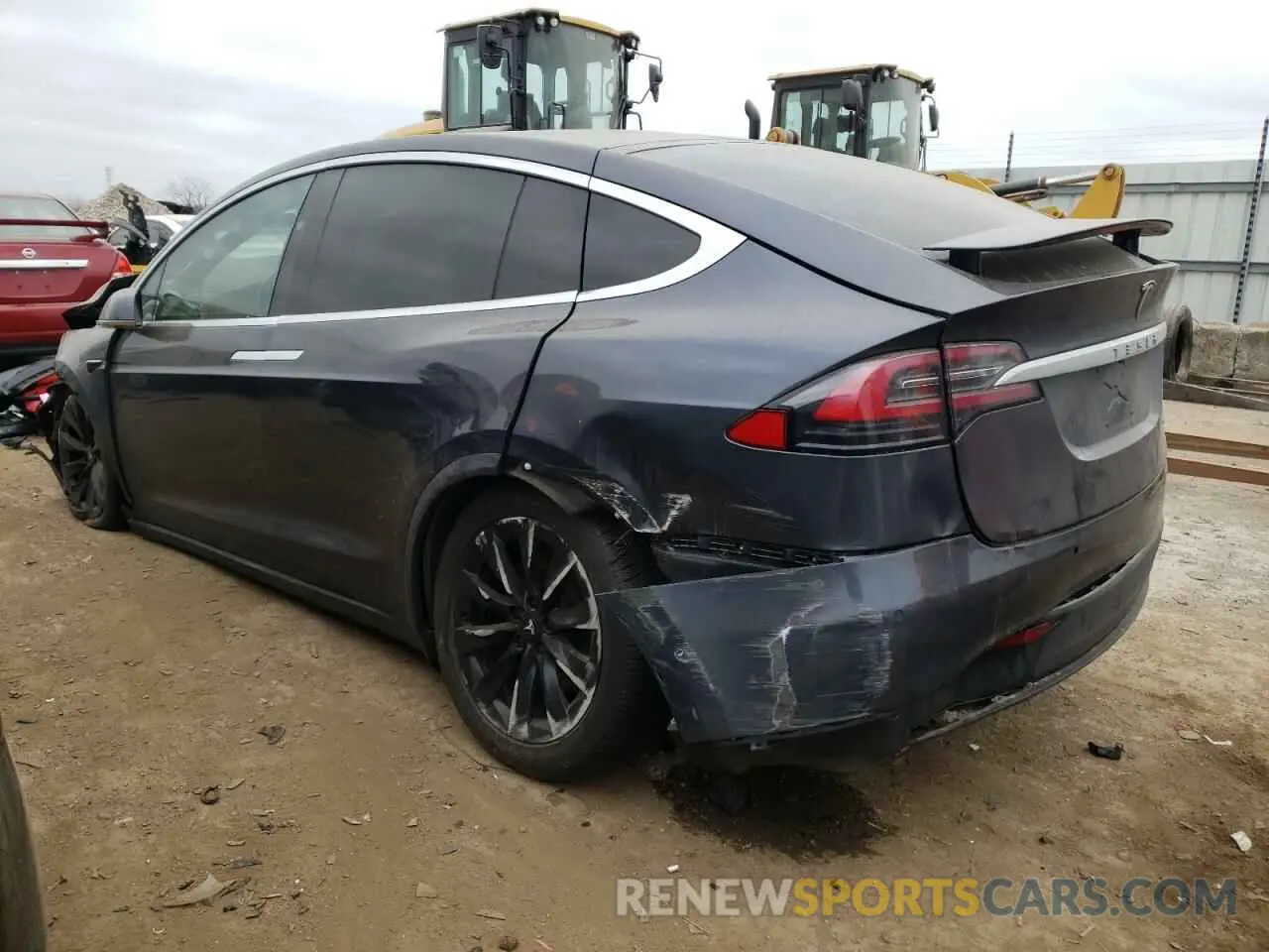 2 Photograph of a damaged car 5YJXCBE25LF226035 TESLA MODEL X 2020