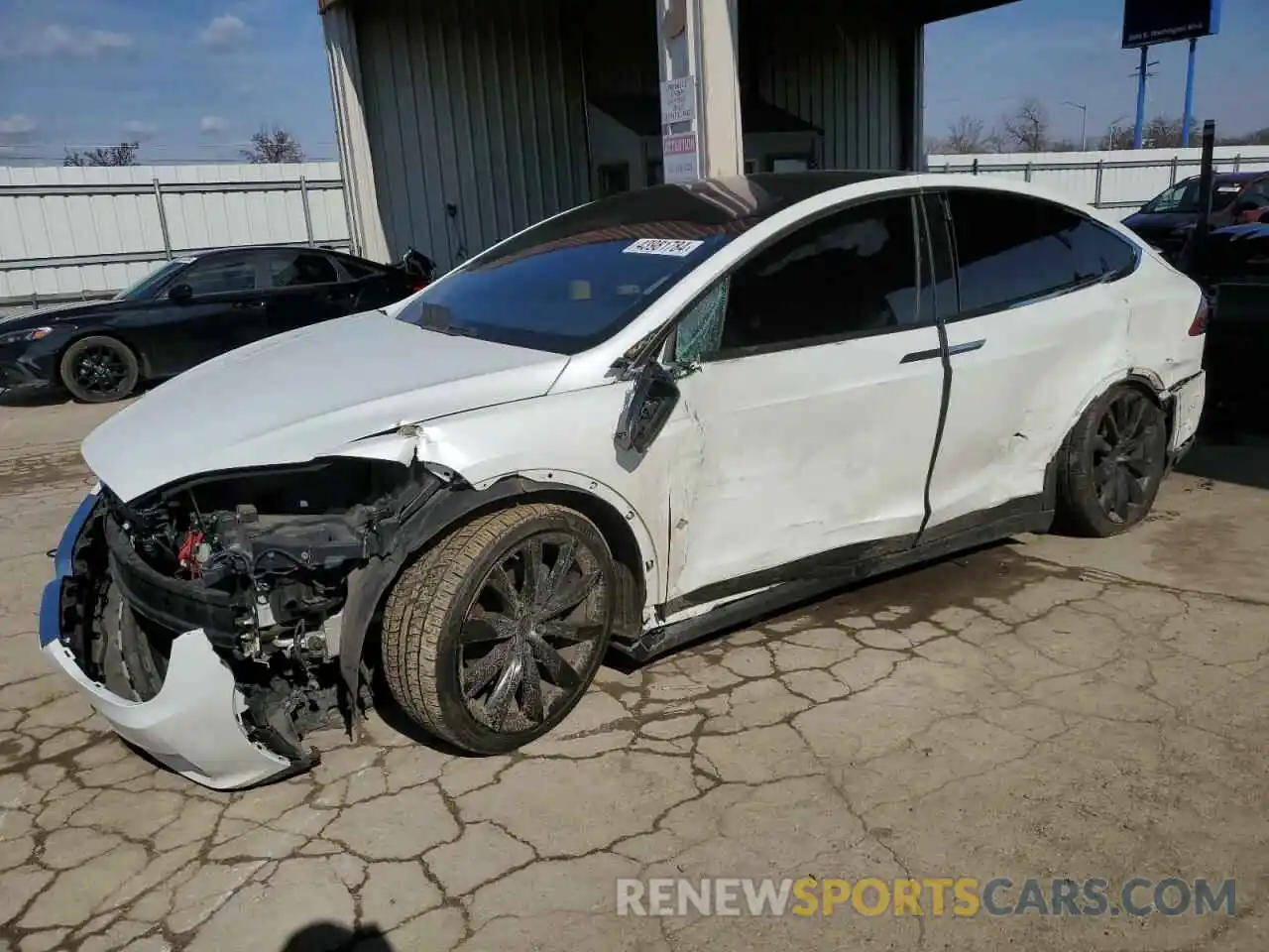 1 Photograph of a damaged car 5YJXCBE25LF234216 TESLA MODEL X 2020