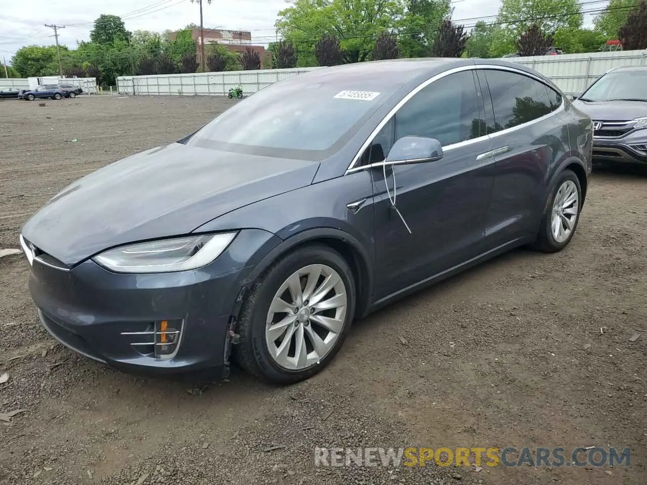 1 Photograph of a damaged car 5YJXCBE25LF242574 TESLA MODEL X 2020