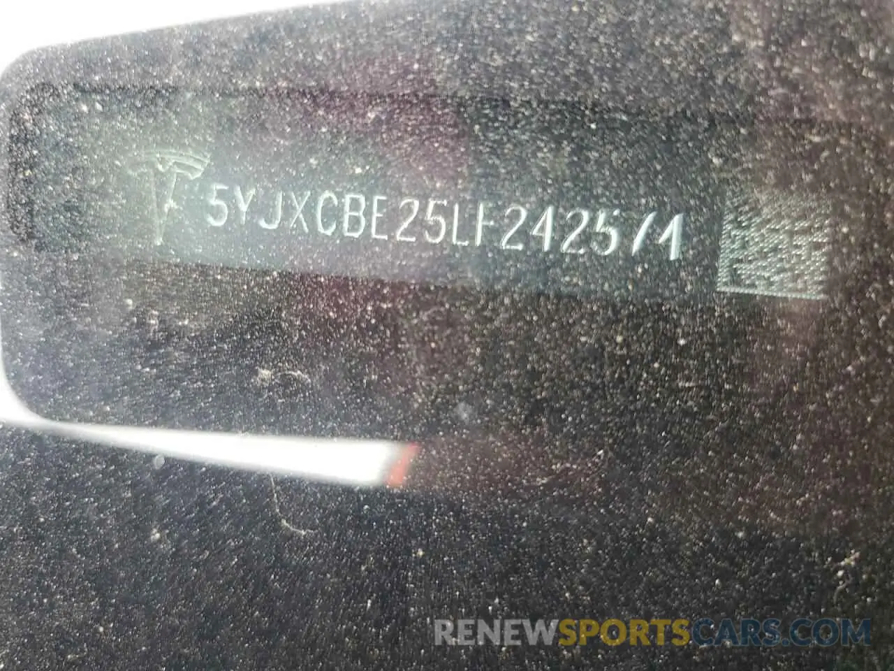 12 Photograph of a damaged car 5YJXCBE25LF242574 TESLA MODEL X 2020