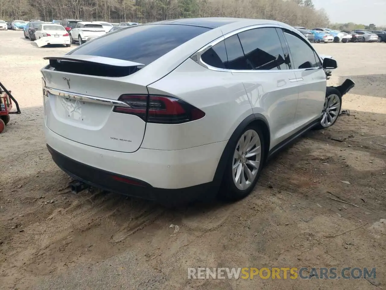 4 Photograph of a damaged car 5YJXCBE25LF263893 TESLA MODEL X 2020