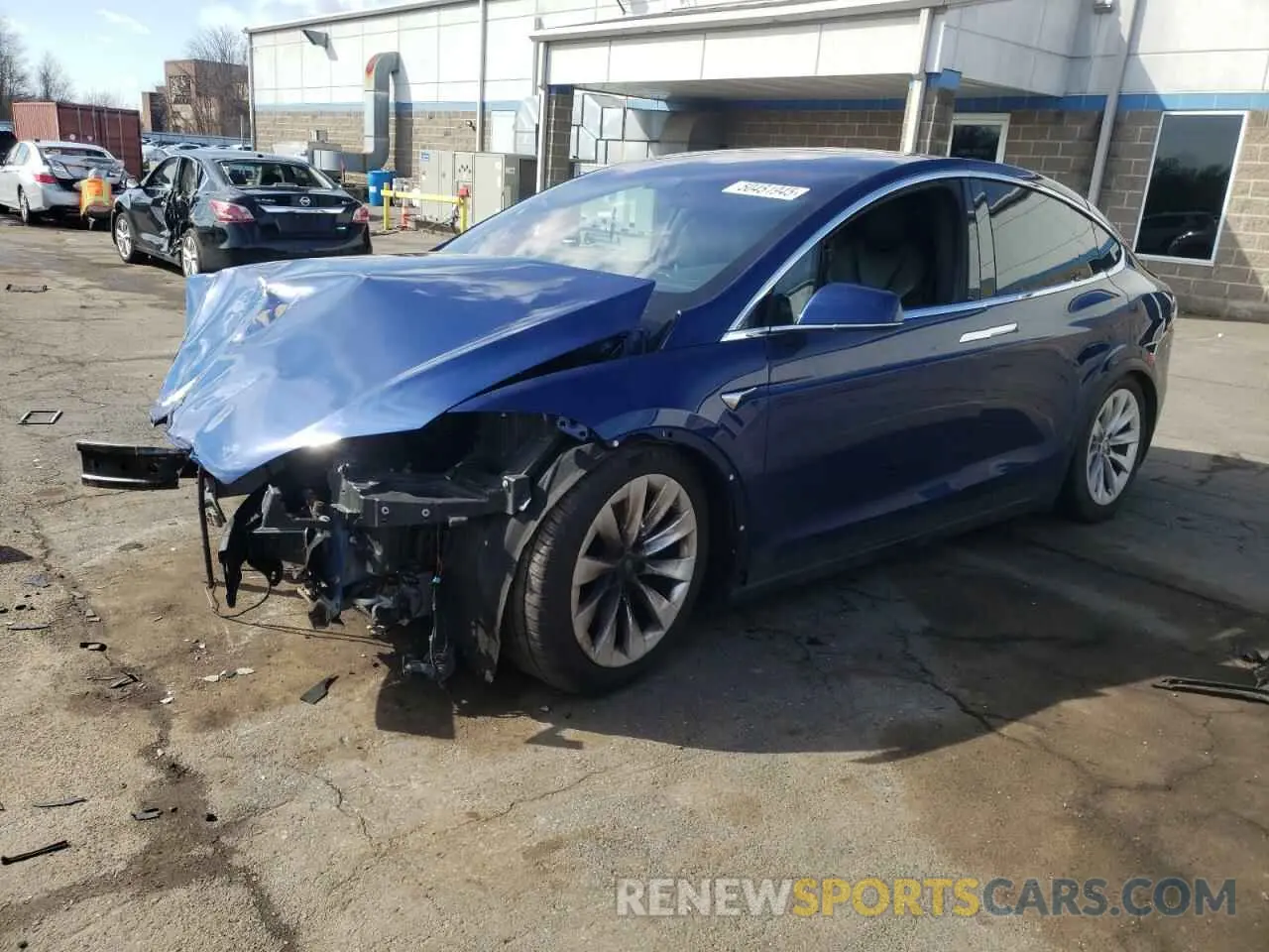 1 Photograph of a damaged car 5YJXCBE26LF234709 TESLA MODEL X 2020