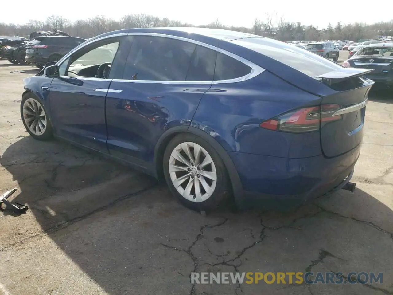 2 Photograph of a damaged car 5YJXCBE26LF234709 TESLA MODEL X 2020