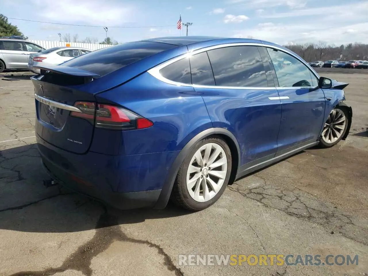 3 Photograph of a damaged car 5YJXCBE26LF234709 TESLA MODEL X 2020