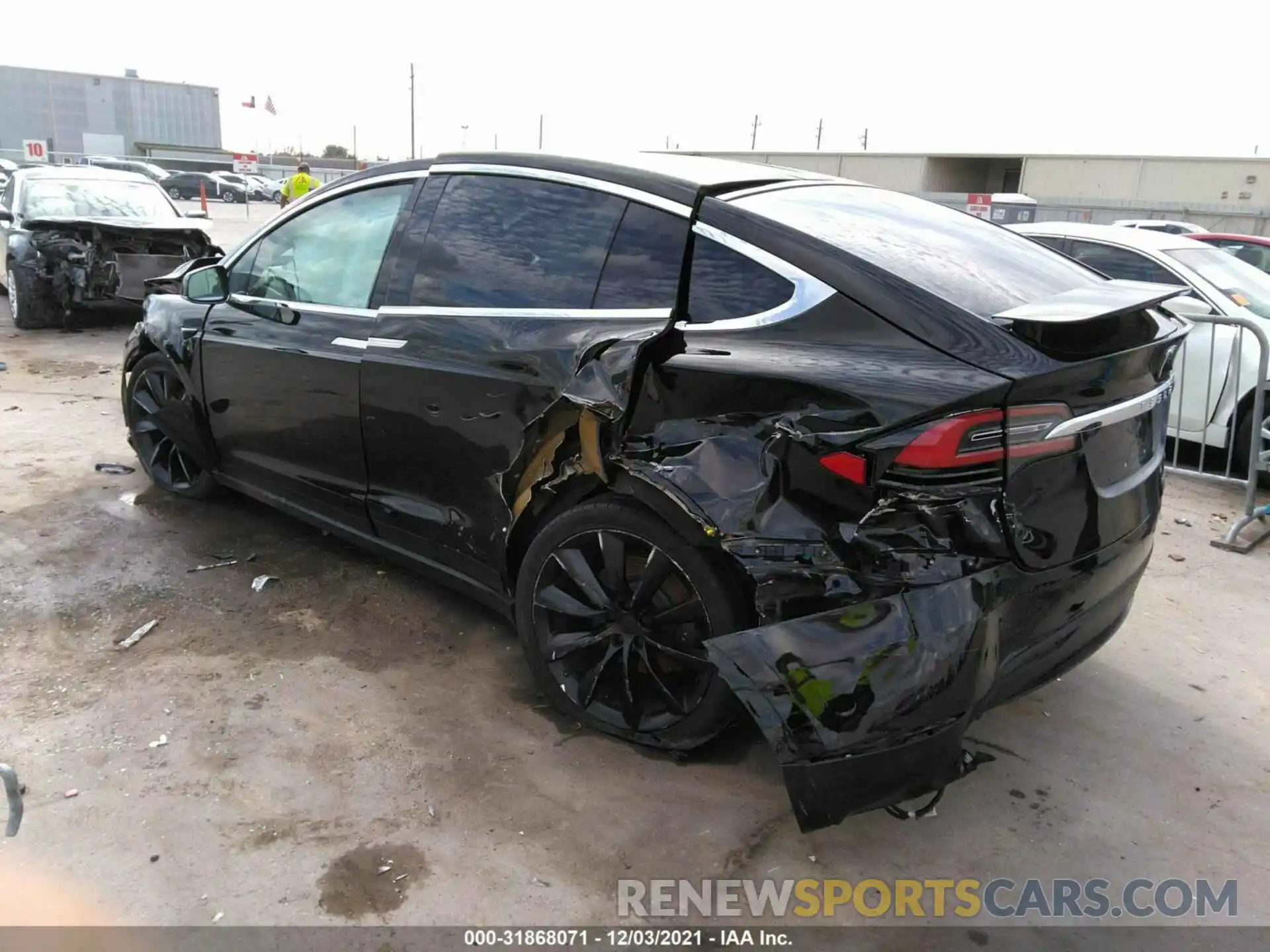 3 Photograph of a damaged car 5YJXCBE26LF236301 TESLA MODEL X 2020