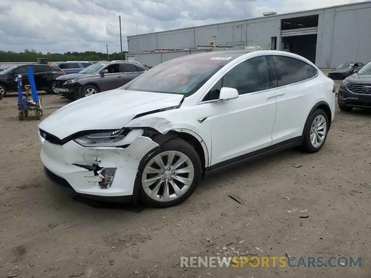 1 Photograph of a damaged car 5YJXCBE26LF300112 TESLA MODEL X 2020