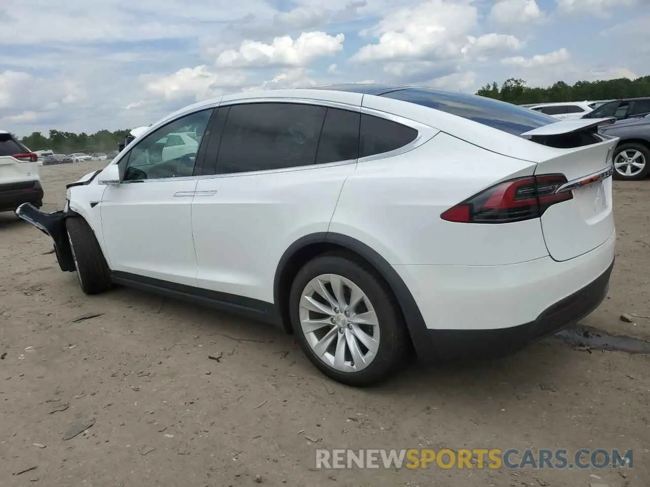 2 Photograph of a damaged car 5YJXCBE26LF300112 TESLA MODEL X 2020