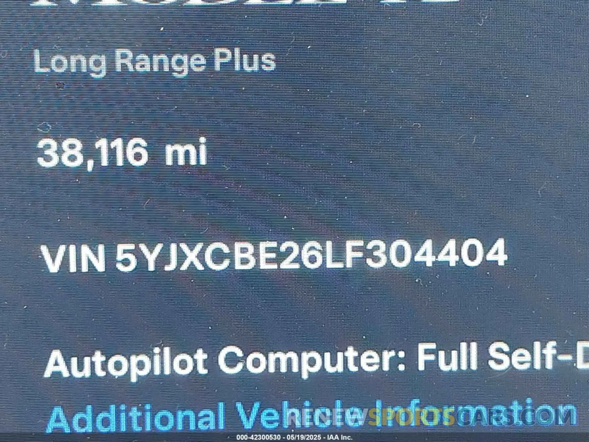 9 Photograph of a damaged car 5YJXCBE26LF304404 TESLA MODEL X 2020